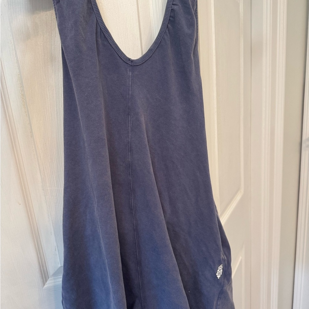 Blue Sleeveless Top